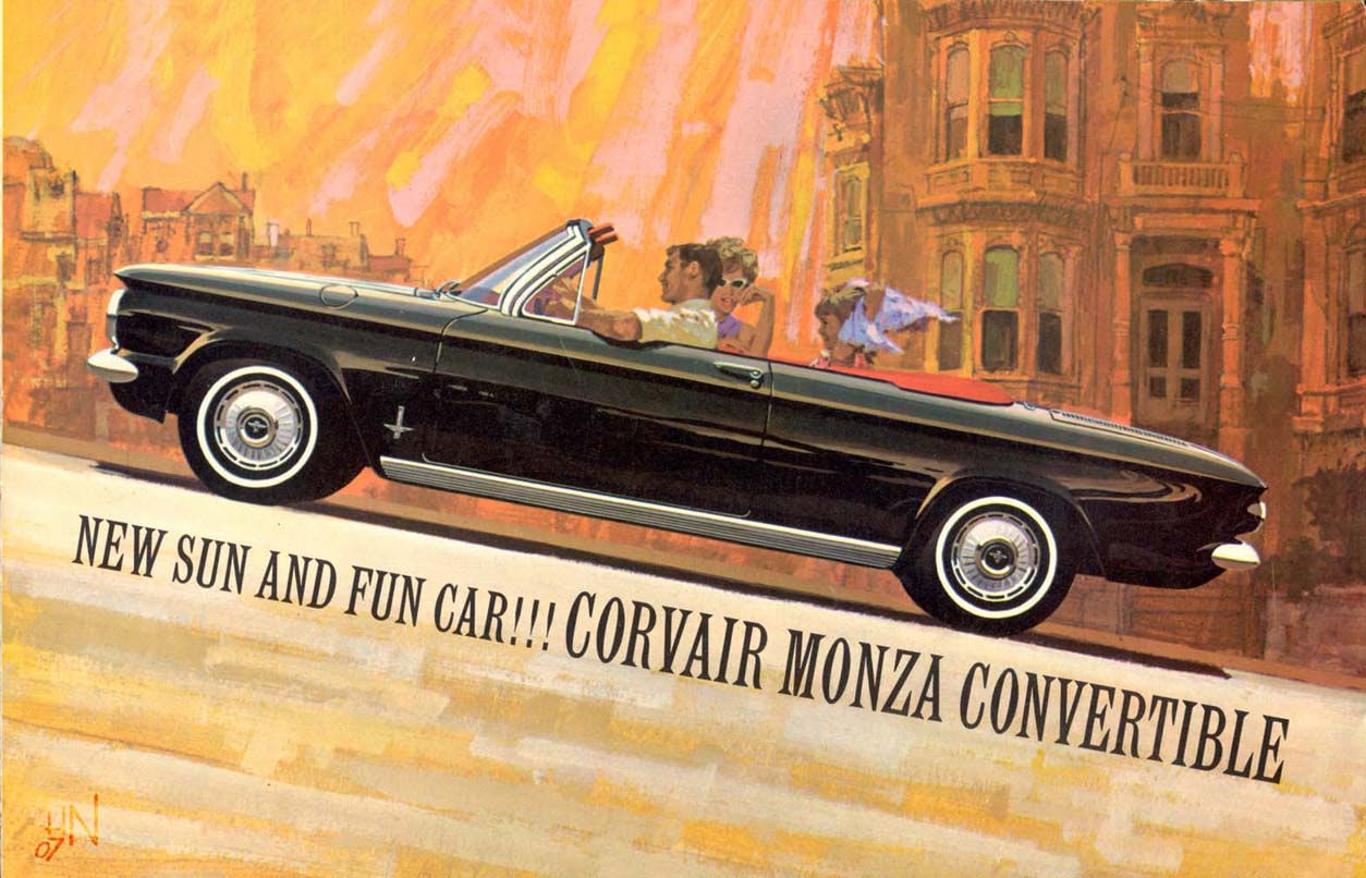1962 Chevrolet Corvair Monza Conv Brochure